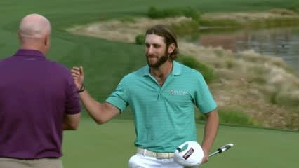 Andrew Loupe sinks 18-foot putt for birdie at CareerBuilder