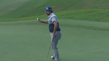 Andres Gonzales' smooth approach yields birdie at Barbasol