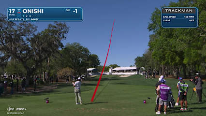 Kaito Onishi drops dart at flagstick to set up birdie at Valspar