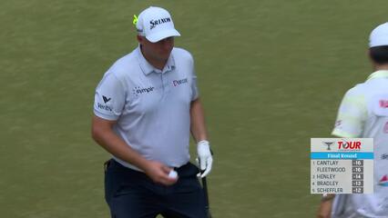 Sepp Straka makes birdie on No. 13 at TOUR Championship