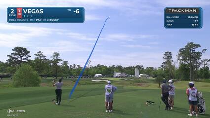 Jhonattan Vegas hits 144-yard drive to 8 feet, makes birdie on No. 2 at Texas Children's