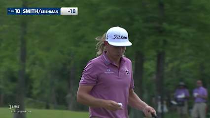 Cameron Smith/Marc Leishman makes birdie on No. 10 at Zurich Classic