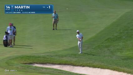 Ben Martin makes birdie on No. 14 at John Deere