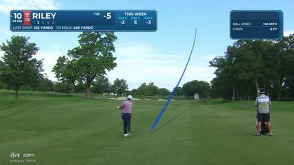 Davis Riley reaches par-5 No. 10 in two, makes birdie at John Deere