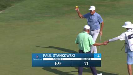 Paul Stankowski finishes day with birdie at Boeing Classic