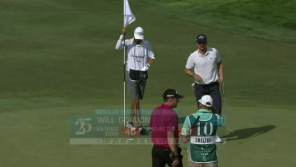 Will Gordon makes birdie putt on No. 18 at Pinnacle Bank Championship