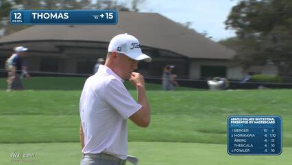 Justin Thomas hits 235-yard approach to 35 feet, sets up birdie on No. 12 at Arnold Palmer