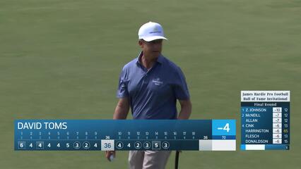 David Toms makes birdie on No. 15 at James Hardie Pro Football Hall of Fame Invitational