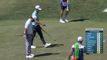 Andrew Putnam holes out 31-foot birdie putt on No. 13 at Valspar