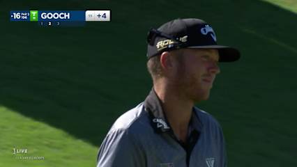 Talor Gooch's 47-footer to birdie from fringe at Charles Schwab