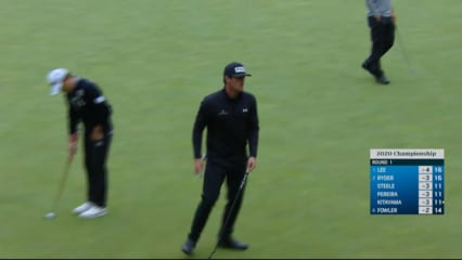 Mito Pereira holes nice putt for birdie at ZOZO CHAMP