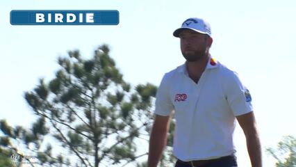 Sam Burns sinks 11-foot birdie putt on No. 3 at Texas Children's