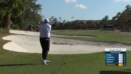 Ricardo Gonzalez makes birdie on No. 12 at Chubb Classic
