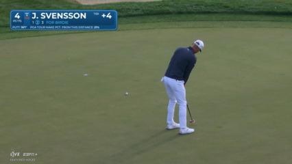 Jesper Svensson sinks 16-footer for birdie at Valspar
