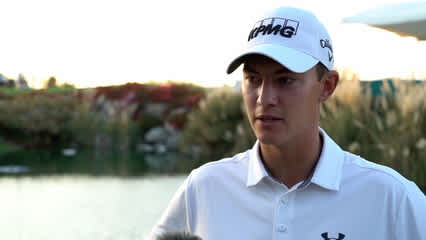 Maverick McNealy comments after Round 1 of El Bosque Championship