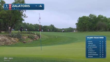 Will Zalatoris hits 157-yard approach to 5 feet, sets up birdie on No. 1 at Valero