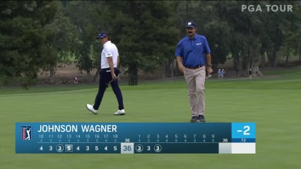 Johnson Wagner sinks a 41-foot birdie on No. 3 in Round 1 at Safeway Open