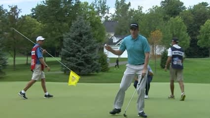 Henrik Norlander cards ninth birdie of Round 4 at Hotel Fitness