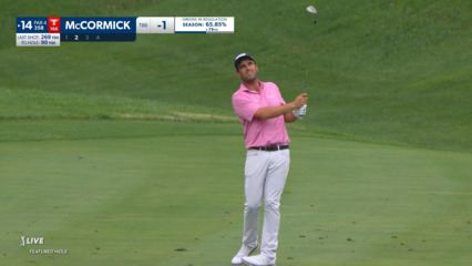 Ryan McCormick's 90-yard wedge shot sets up birdie at John Deere