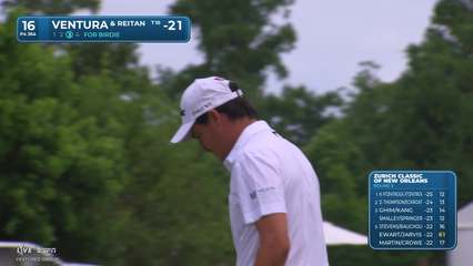 Reitan/Ventura makes birdie on No. 16 at Zurich Classic