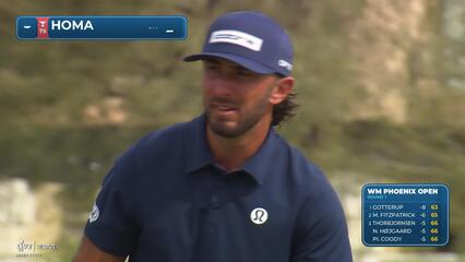 Max Homa makes 10-foot birdie putt on No. 3 at WM Phoenix Open