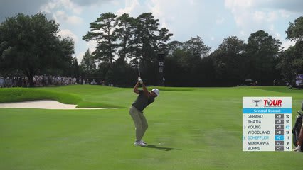Scottie Scheffler's 102-yard approach sets up birdie on No. 12 at TOUR Championship