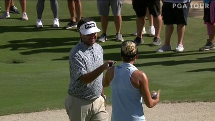 Lexi Thompson holes lengthy birdie putt on No. 7 at QBE