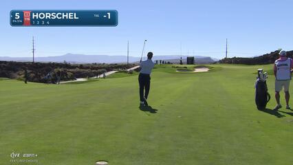 Billy Horschel hits 106-yard approach to 10 feet, sets up birdie on No. 5 at Bank of Utah
