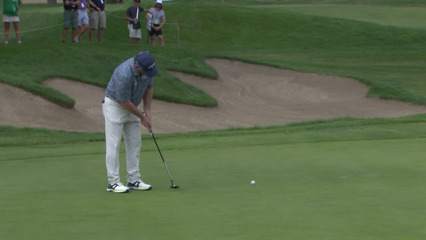 Rod Pampling sends in birdie putt at Ally Challenge
