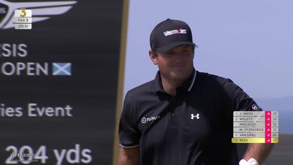 Patrick Reed nearly aces No. 3, sets up birdie at Genesis Scottish Open