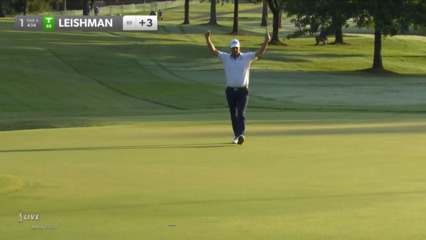 Marc Leishman sends in 55-footer for birdie at FedEx St. Jude Champ
