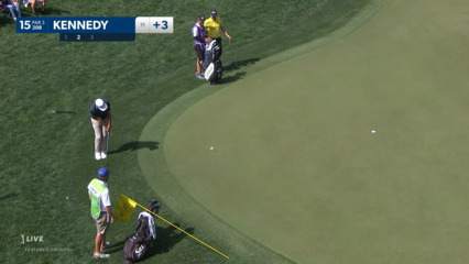 Blake Kennedy chips in for birdie at Valspar