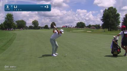 Haotong Li sinks 42-foot birdie putt at 3M Open