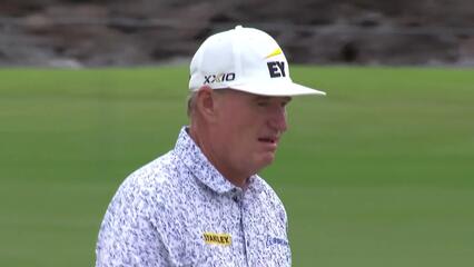 Ernie Els makes birdie on No. 11 at Mitsubishi Electric Championship at Hualalai