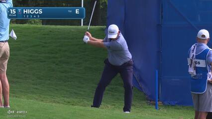 Harry Higgs makes birdie on No. 15 at Wyndham