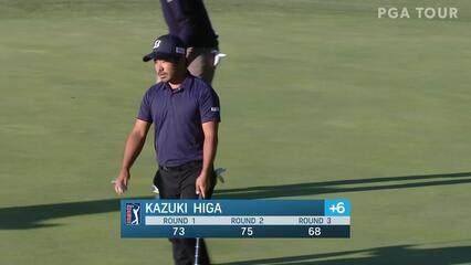 Kazuki Higa sinks birdie putt at ZOZO CHAMPIONSHIP 