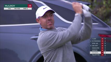 Rory McIlroy hits tee shot to 13 feet, sets up birdie on No. 17 at Genesis Scottish Open