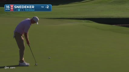 Brandt Snedeker reaches par-5 No. 15 in two, makes birdie at Wyndham