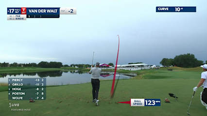 Dawie van der Walt nearly aces No. 17 at 3M Open