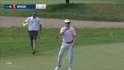 Russell Knox makes 7-foot putt for birdie at 3M Open