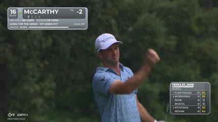 Denny McCarthy makes birdie on No. 16 at FedEx St. Jude