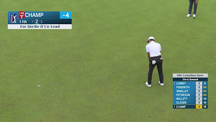 Cameron Champ makes birdie on No. 11 at RBC Canadian