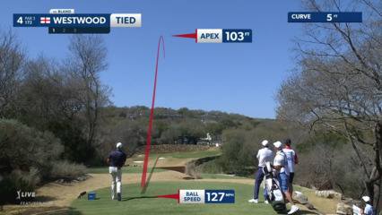Lee Westwood plays the slope to set up birdie at WGC-Dell Match Play