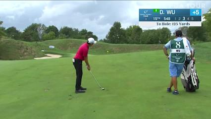 Dylan Wu makes birdie on No. 15 in Round 2 at Korn Ferry Tour Champ