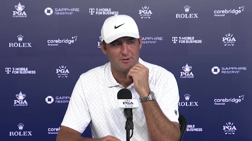 Scottie Scheffler on three straight runner-up finishes heading into PGA Championship
