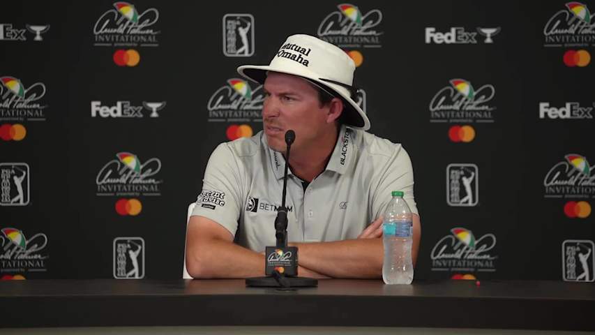 Joel Dahmen talks about last-minute rental booking for Arnold Palmer Invitational