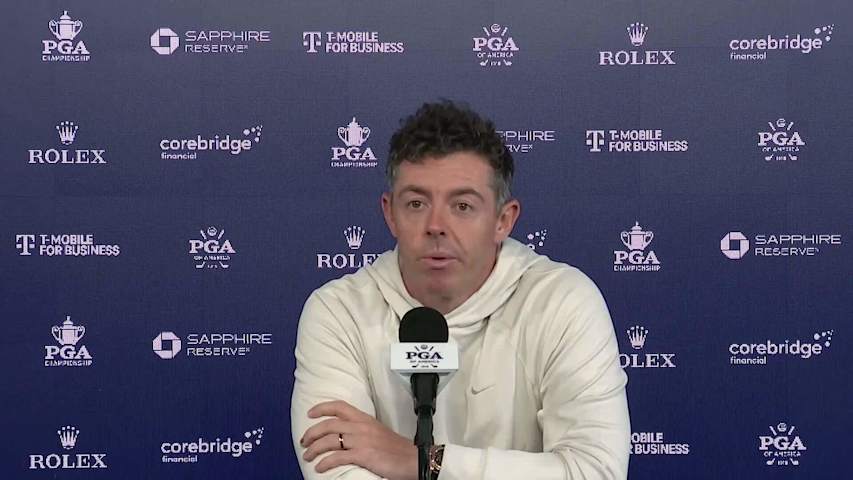 Rory McIlroy on scouting Aronimink ahead of PGA Championship