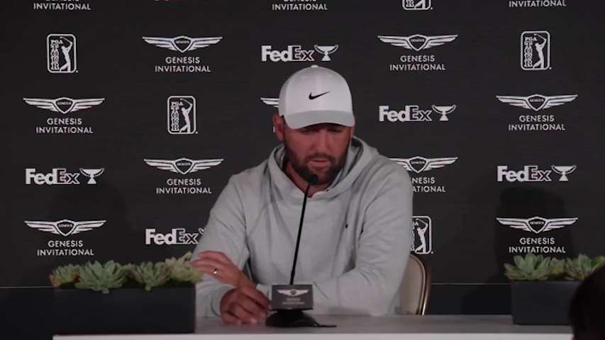 Scottie Scheffler on Riviera architecture holding up to modern golf courses