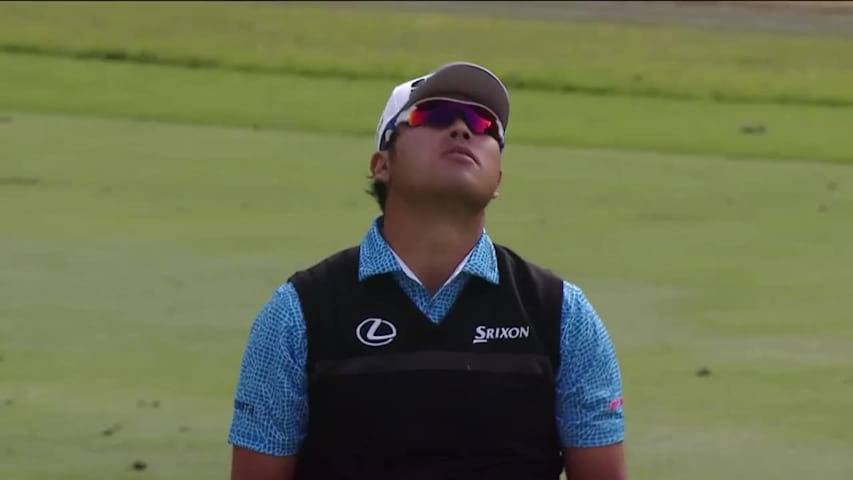 Check out Hideki Matsuyama’s best ‘uh-oh’ reactions after great shots