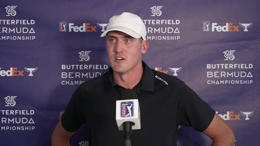 Austin Lemieux, son of hockey legend Mario Lemieux, on nerves of first PGA Tour event, opening-round pairing
